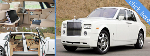 White Rolls Royce hire